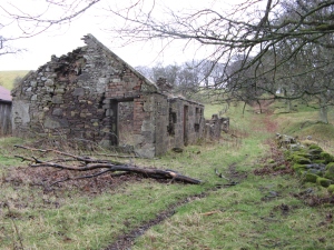 The remains of Tulliford Cottage